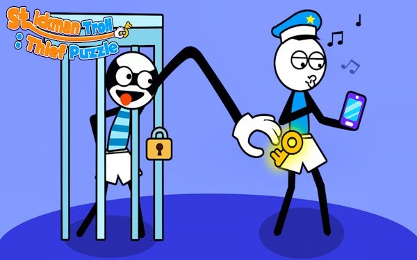 Stickman Troll Thief Puzzle - Trí Tuệ