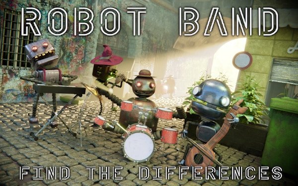 Robot Band – Find the differences
