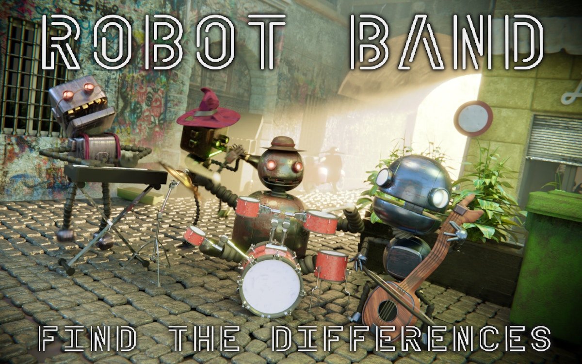 Robot Band – Find the differences - Ảnh 2